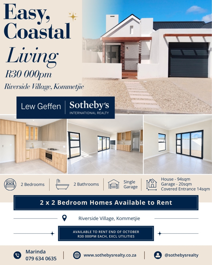 2 Bedroom Property for Sale in Kommetjie Western Cape